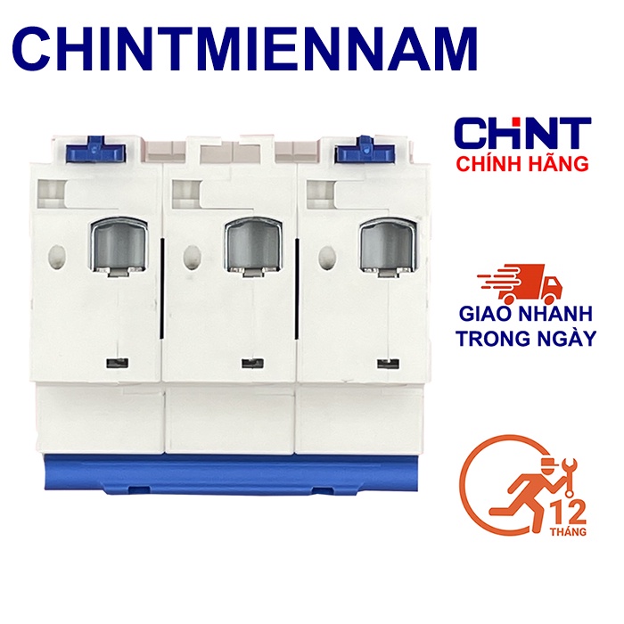 Cầu Dao Aptomat An Toàn MCB NXB-125 3P 80A-125A 3 Pha 10Ka Hãng CHINT