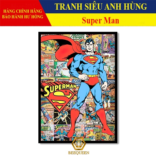 [MS1-25] Tranh Siêu Anh Hùng Super Man