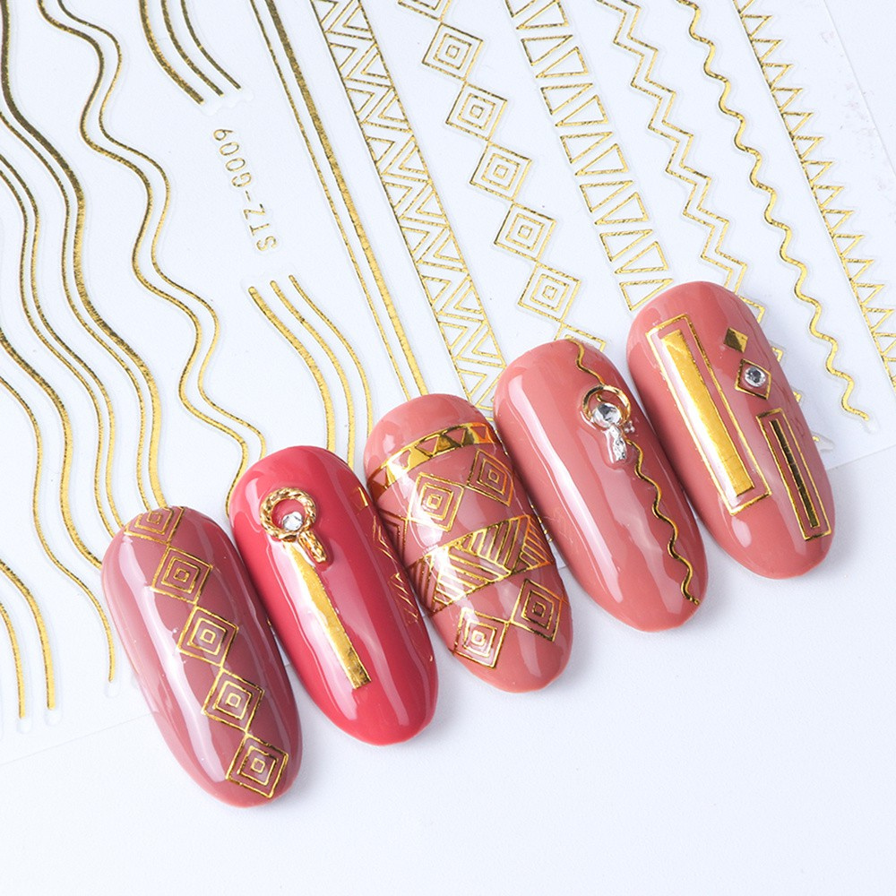 [Hàng mới về] Miếng dán móng trang trí nghệ thuật 3d nhiều mẫu tùy chọn