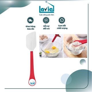 Phới dẹt dùng vét bột, nấu ăn làm bánh - kèm đầu teaspoon