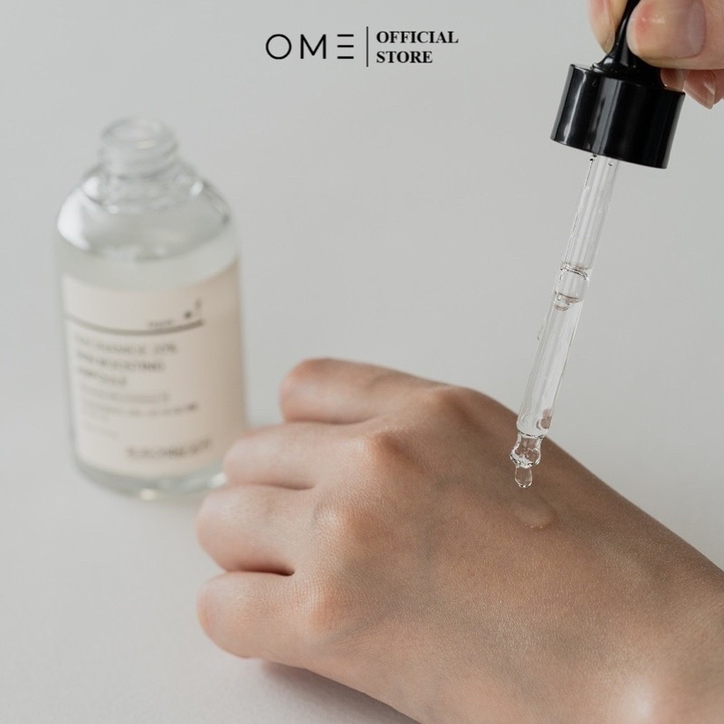 Tinh chất serum dưỡng trắng cân bằng bã nhờn làm trắng da thu nhỏ lỗ chân lông niacinamide 20% reasonabeauty 50ml
