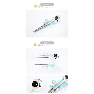 Đũa tập ăn cho bé cao cấp STENLOCK (Chính hãng Hàn Quốc)