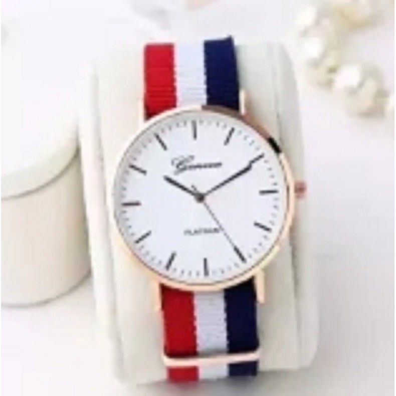 Đồng hồ dây vải nam nữ xinh xắn