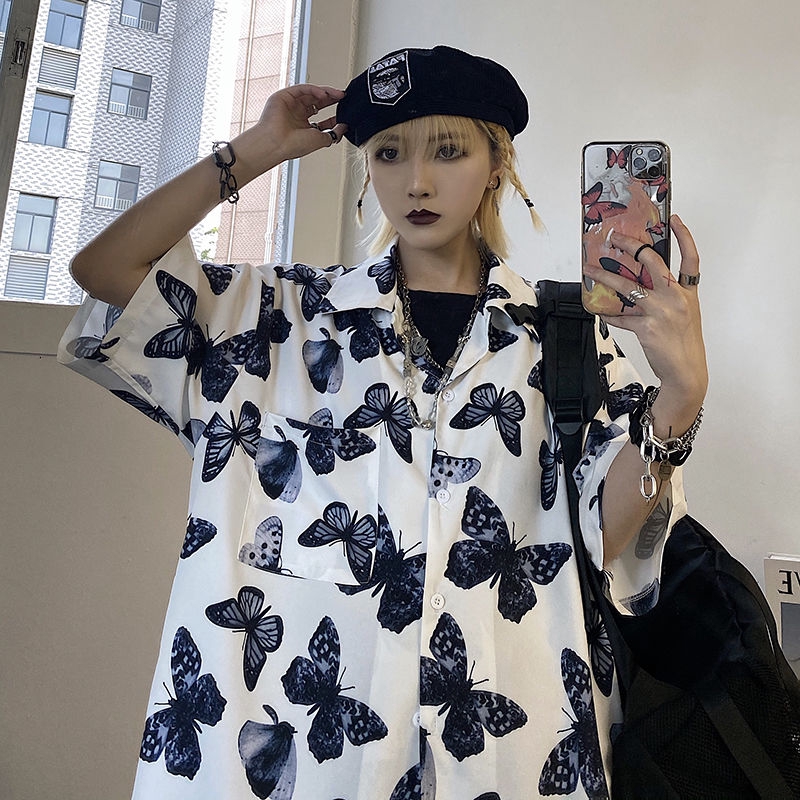 Áo Sơ Mi Tay Ngắn Dáng Rộng Phong Cách Thời Trang Hàn Quốc Cho Nam Giới 165826 | BigBuy360 - bigbuy360.vn