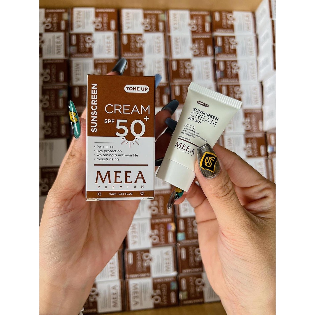 Kem Chống Nắng MeeA Organic Chính Hãng 50ml-15ml - Chống Nắng Nâng Tone Da SPF50