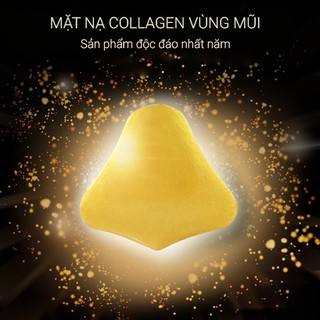 10 Mặt nạ mũi dưỡng chất Collagen Gold