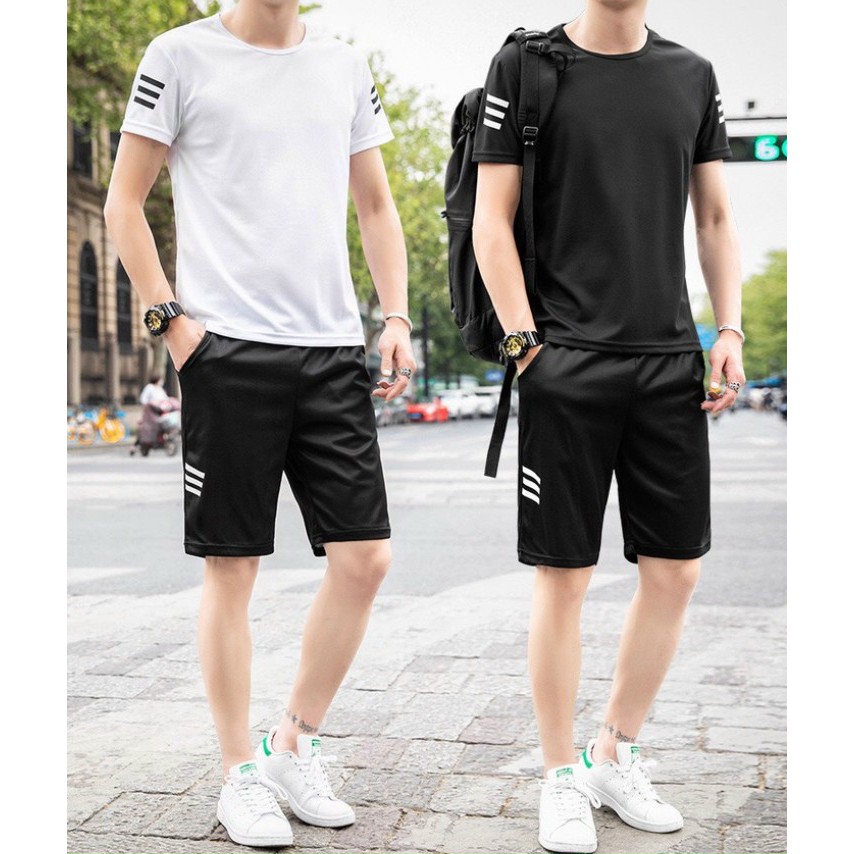 ❤️ BÁN SỈ - GIÁ RẺ ❤️ SÉT ĐỒ BỘ THUN HÈ NAM NỮ PHỐI SỌC ĐẸP MẮT MỚI HÓT