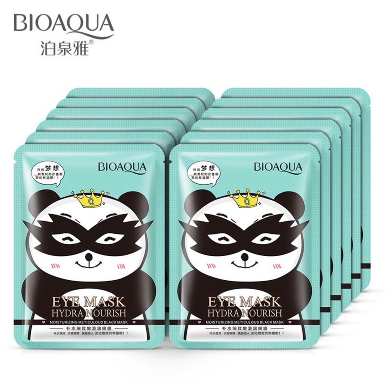 Mặt nạ mắt Gấu Trúc, Collagen Bioaqua Nội địa trung DANA