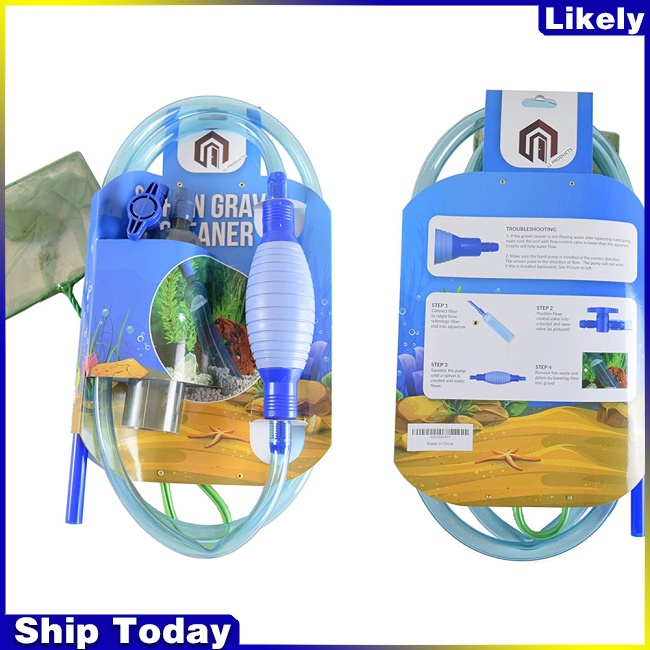 Dụng cụ hút chân không vệ sinh bể cá