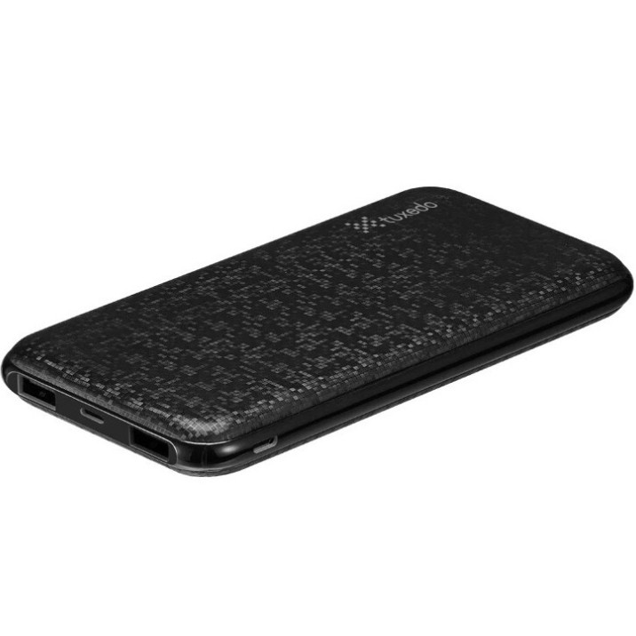 Pin sạc dự phòng Tuxedo S500 5000 mAh (Vân Mosaic cao cấp, Lõi pin Li-Polymer, 2 cổng sạc nhanh Max 2.1A)