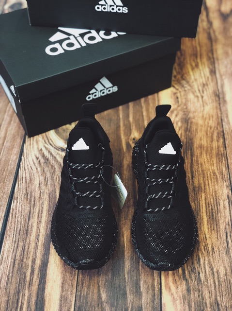 Giày Alpha Bounce City Run cao cấp bền nhẹ êm gym (đen full)