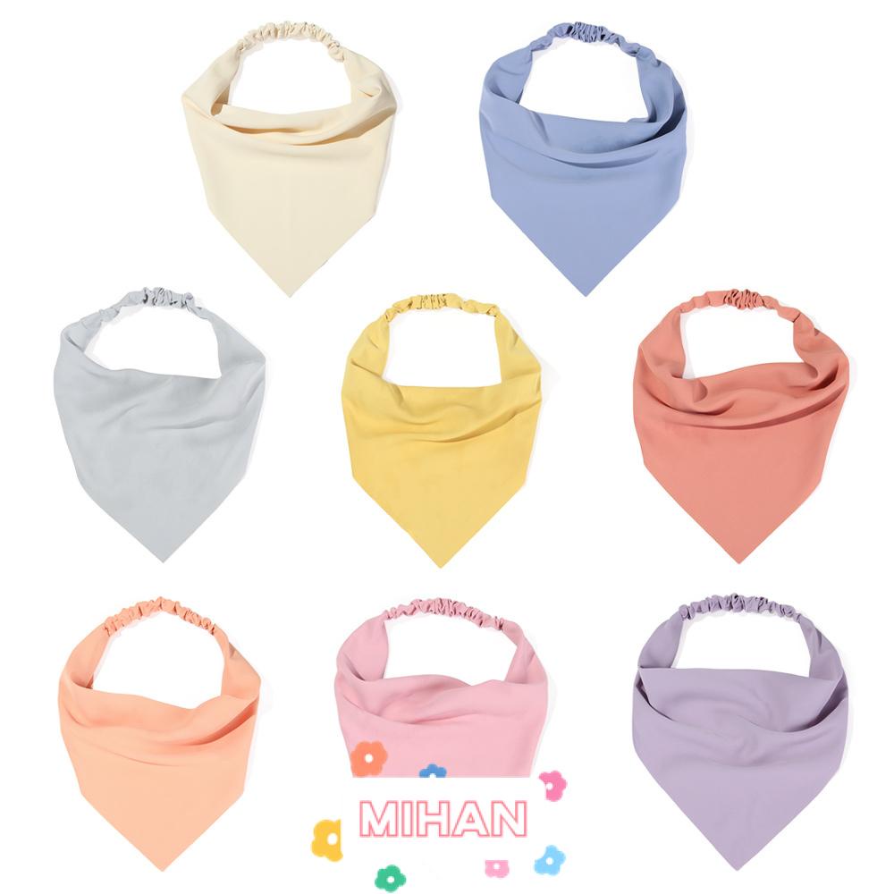 MIHAN1 Fashion Hair Bands Women Headband Turban Triangle Hair Scarf Elastic Cute Solid Color Headband Headwrap/Multicolor