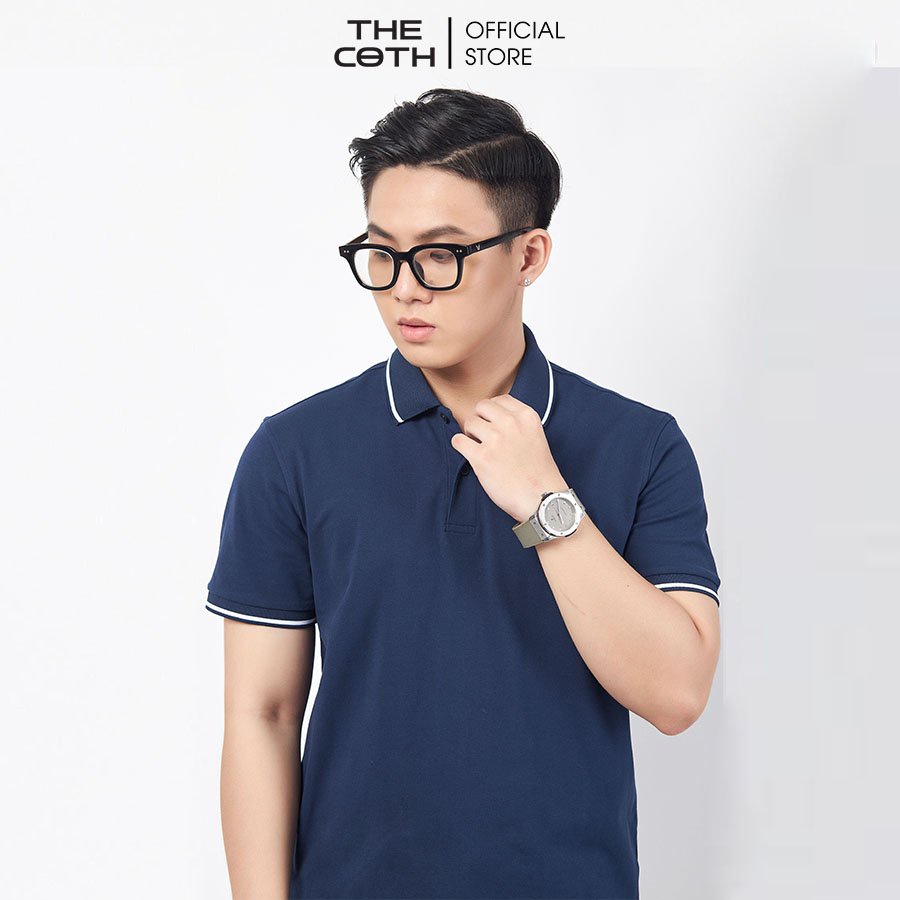 Áo polo, áo polo nam nữ phối viền mặc đồ đôi nam nữ siêu đẹp phom dáng chuẩn - Bô store