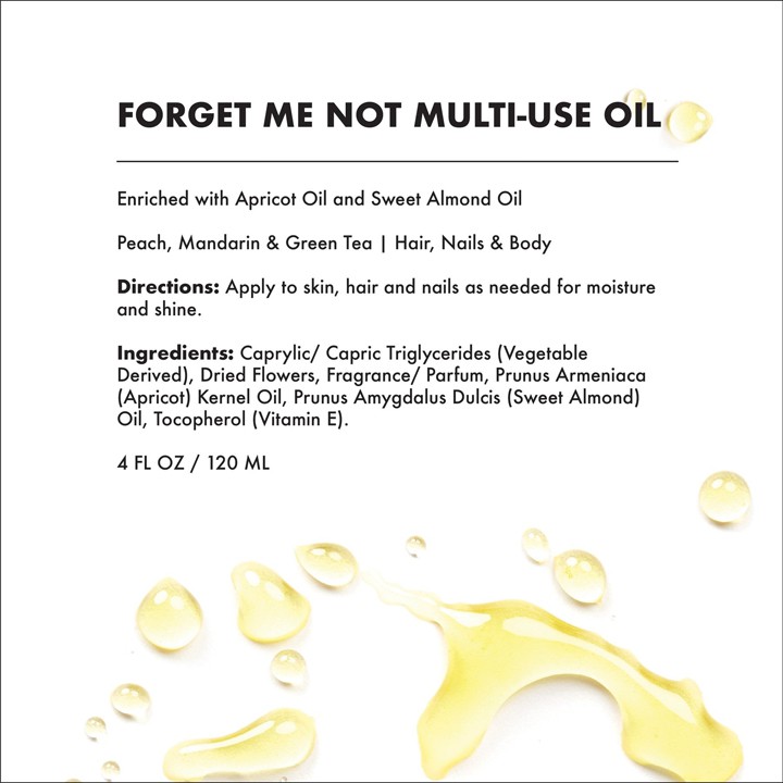 Tinh dầu Provence Beauty Forget Me Not Multi Use Oil, 118ml