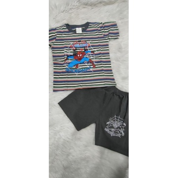 Bộ tay ngắn quần đùi thun cotton 4 chiều cho bé size đại