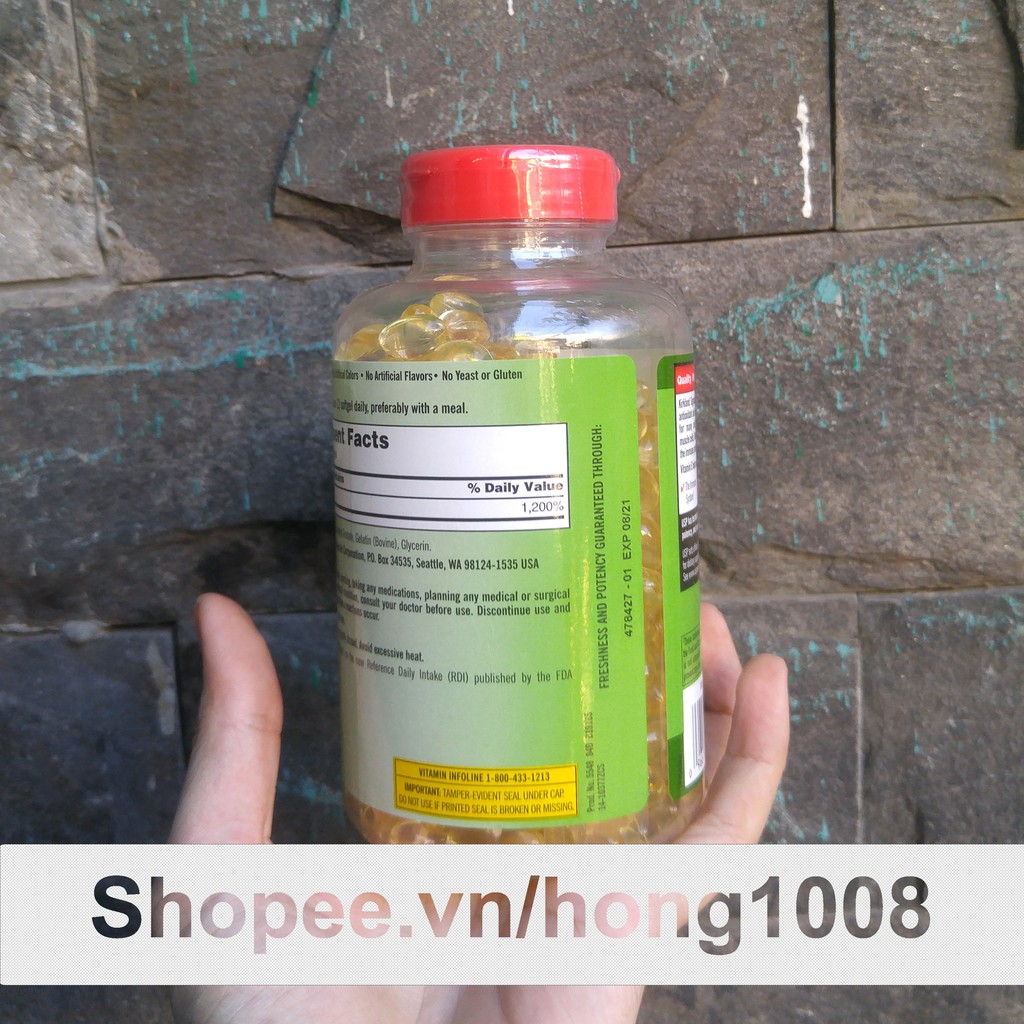Vitamin E 400 IU 500 Viên Kirkland Của Mỹ - Đẹp Da, Làm Chậm Lão Hóa, ND | BigBuy360 - bigbuy360.vn