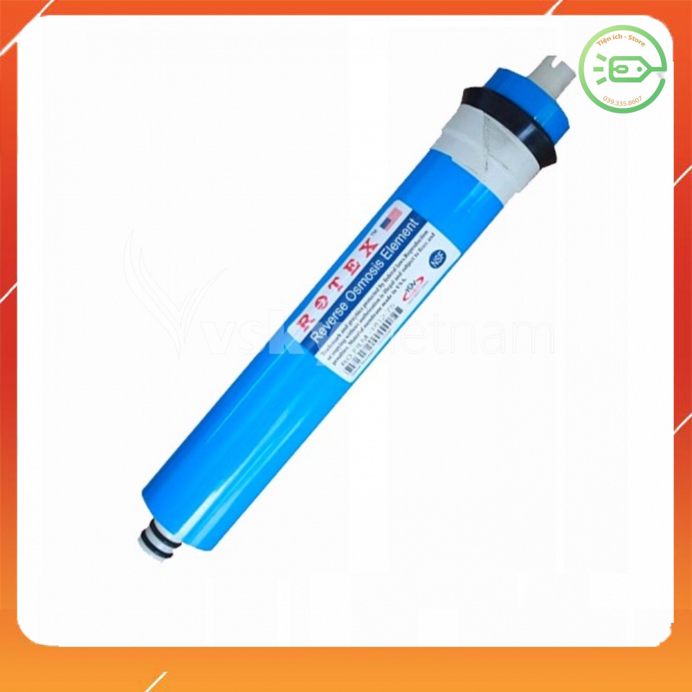 Màng Rotex 11 vòng, lõi lọc số 4, chính hãng 75 đầu dài màng lọc RO