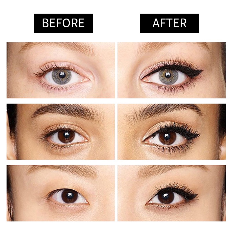 [Hàng mới về] Set mascara và bút kẻ mắt dạng lỏng LEMOOC chống thấm nước lâu trôi