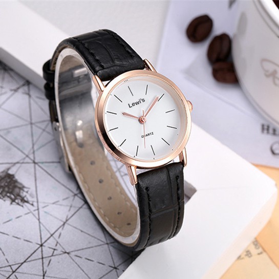 Đồng hồ thời trang nữ Lewi's dây da cực đẹp, mặt mỏng sang trọng | BigBuy360 - bigbuy360.vn