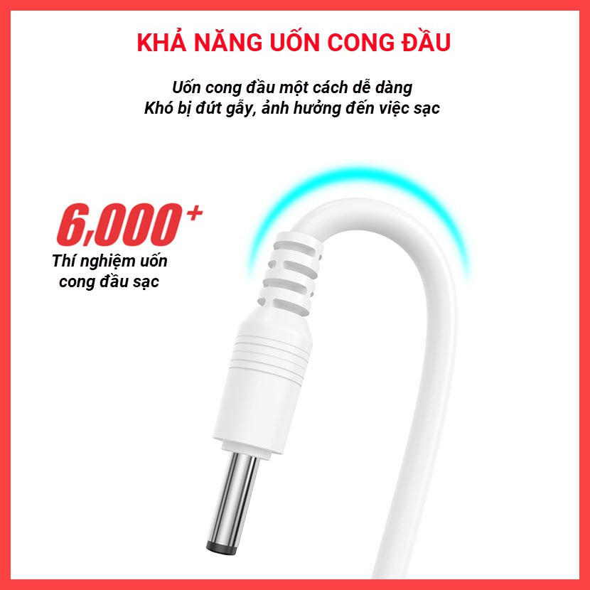 [Cáp sạc USB] Bàn chải điện sử dụng cổng sạc 3.5mm