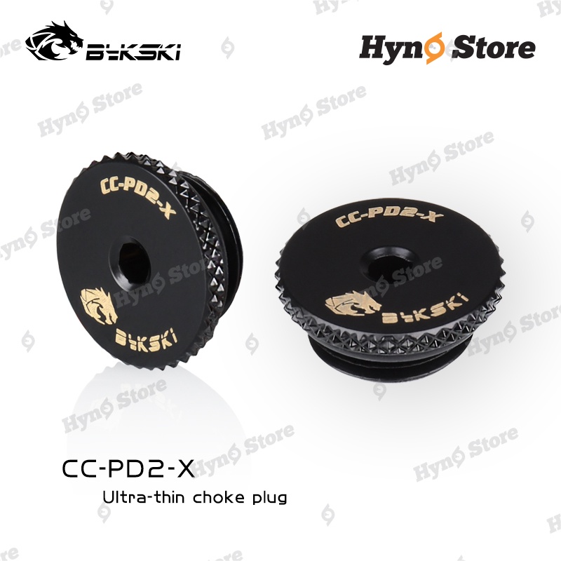 Fit stop slim Bykski logo rồng Tản nhiệt nước custom - Hyno Store