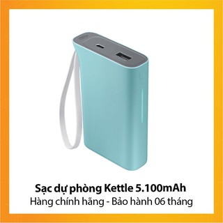 Sạc dự phòng Kettle 5.100mAh - Hàng chính hãng - Bảo hành 6 tháng