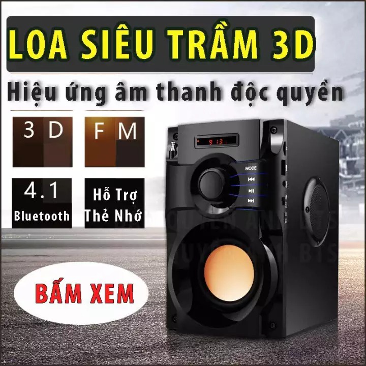 Loa karaoke gia đình, Loa Bluetooth KAW K600 Cao Cấp Dung lượng pin khủng - TẶNG KÈM MIC HÁT XỊN XÒ - Bảo hành 12 THÁNG