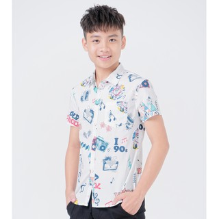Áo Sơ Mi Cộc Tay Bé Trai (10-14 tuổi) K's Closet T459NIS TM