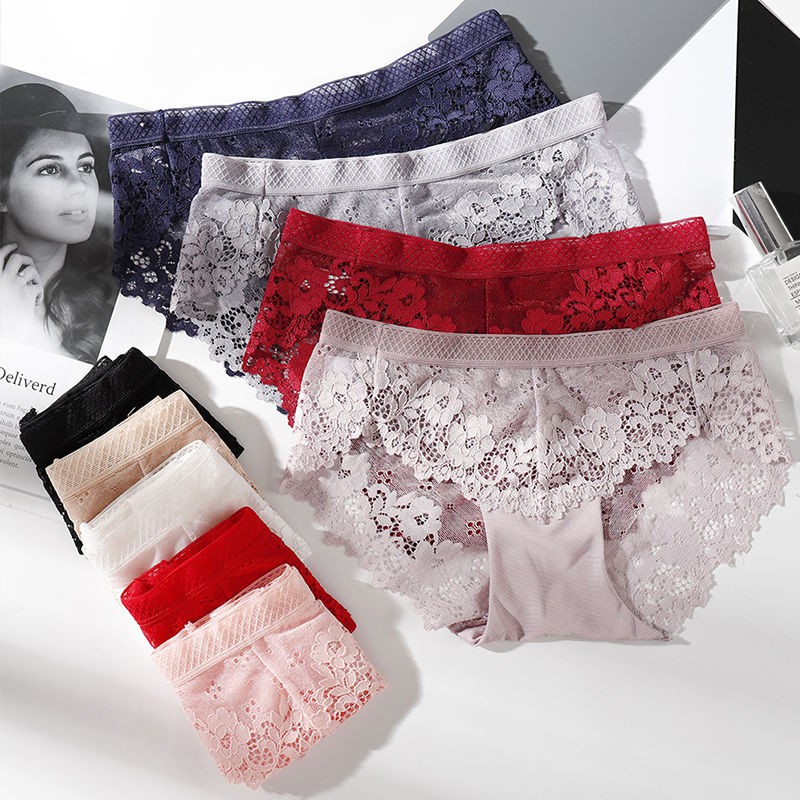 Quần lót nữ, quần lót ren, quần chip nữ ren hoa quyến rũ Q73