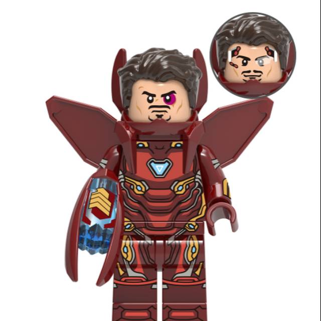 Mô Hình Đồ Chơi Lego Iron Man Mark 50 Infinity War Chiến Đấu Tony Stark Iron Man Mk 50 Bootleg