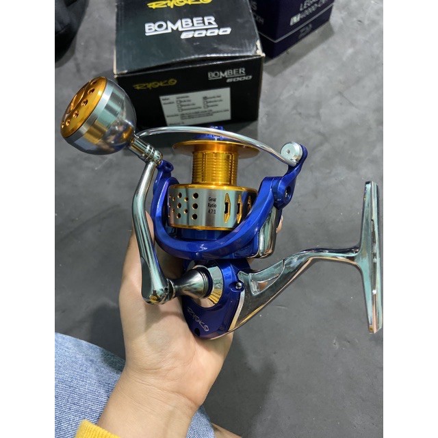 máy câu 6000 RYOKO bomber thái lan máy câu cực khoẻ y hình giá rẻ xả kho giảm giá sele y hình