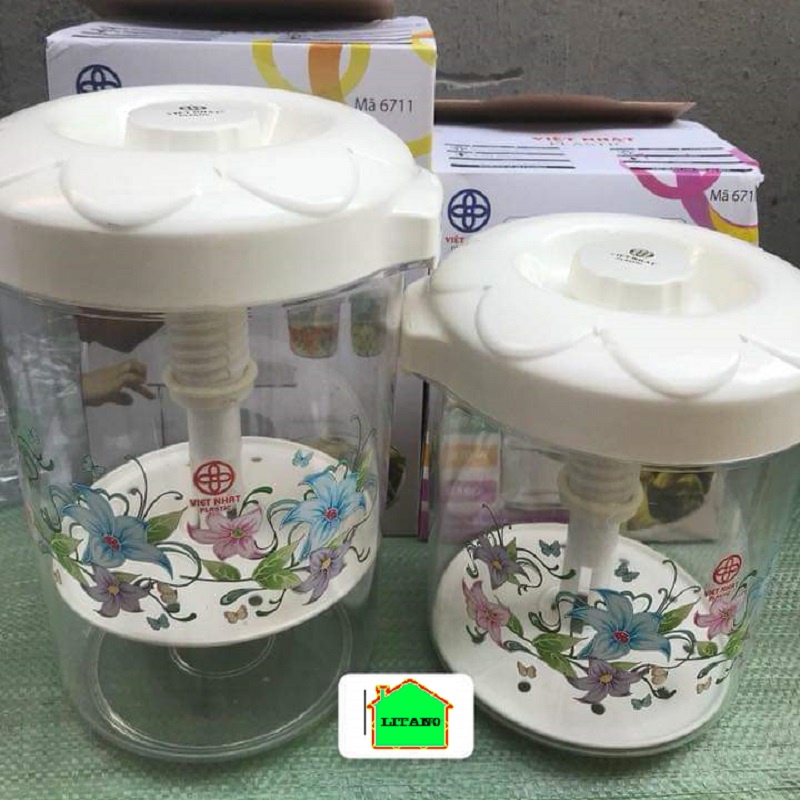 Hũ Muối Dưa Cà Nhựa Việt Nhật Chất Liệu An Toàn Sức Khỏe