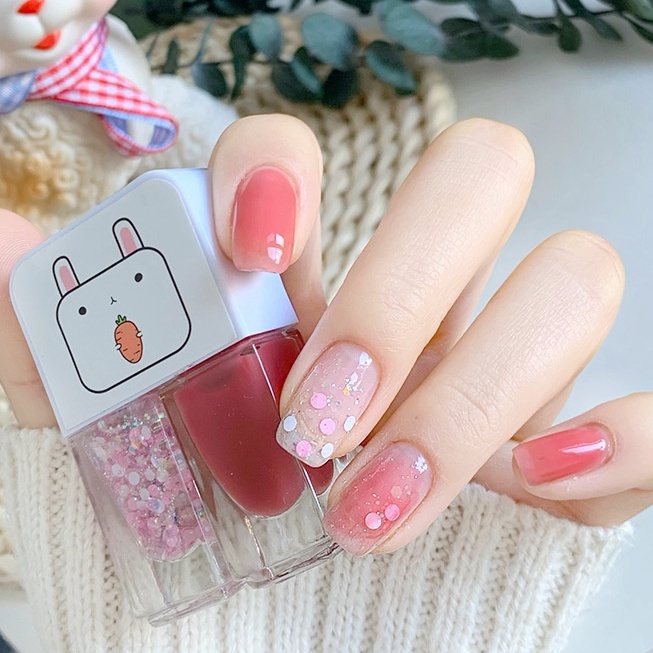 Sơn Móng Tay Maxfine Bộ 2 Lọ 🧡𝐇À𝐍𝐆 𝐒Ẵ𝐍 𝐆𝐈𝐀𝐎 𝐍𝐆𝐀𝐘 Dạng Lột Mã #01-#035 - Mê Hoặc