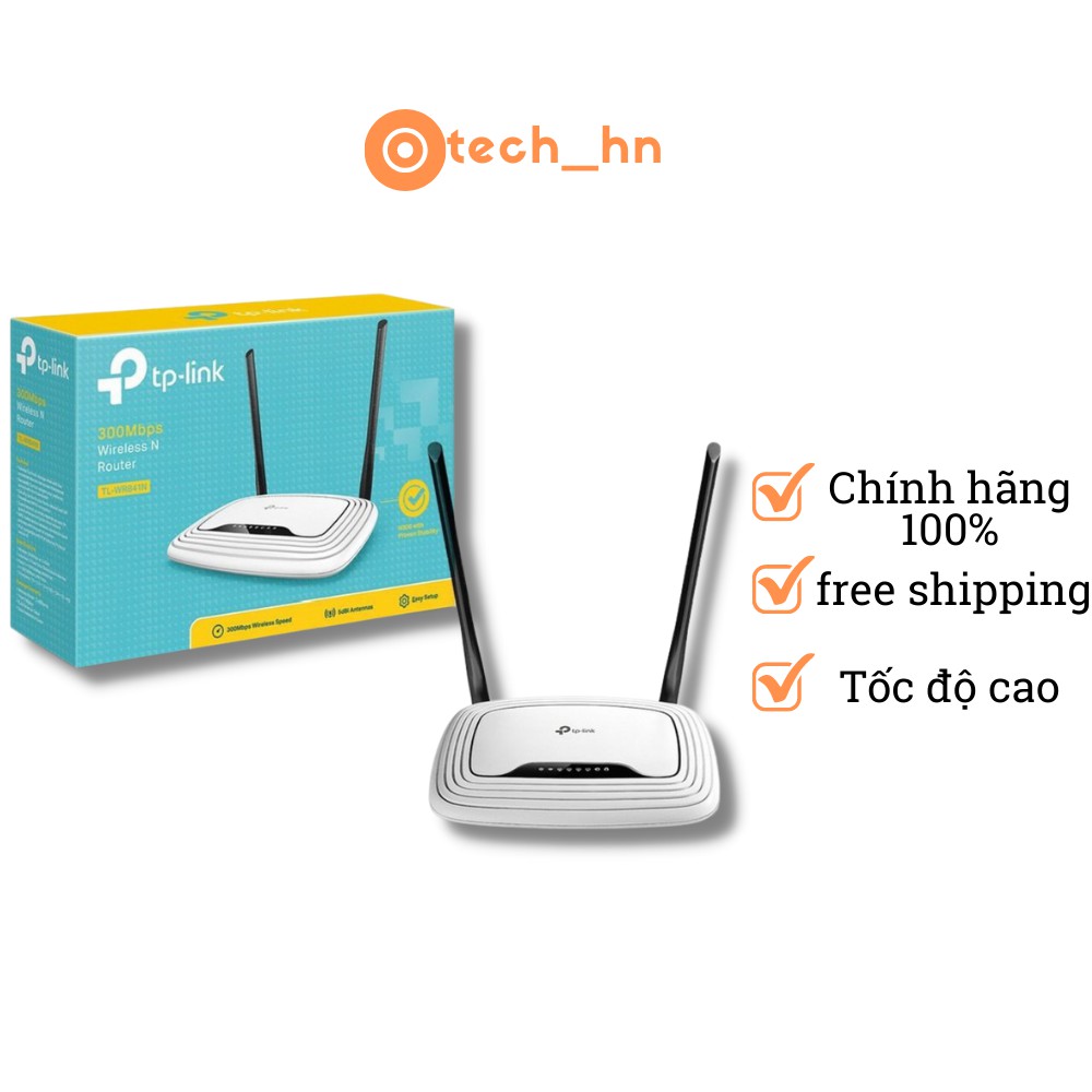 Bộ phát Wifi TP-Link 841N 2 râu đen