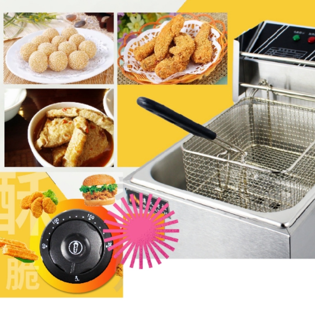 Bếp chiên nhúng đôi điện, bếp chiên gà rán, bếp chiên nhúng 2 ngăn_ Bảo Hành 12 tháng