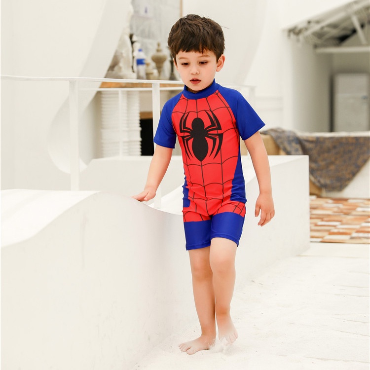 Đồ bơi bé gái bé trai DINOKING  Bộ bơi liền thân trẻ em công chúa siêu anh hùng cho bé 2- 10 tuổi DB10