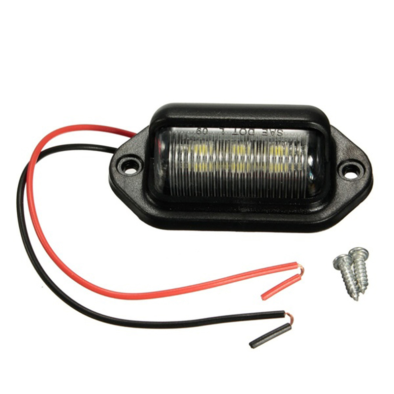 1x 6 Đèn Led Gắn Biển Số Xe Hơi