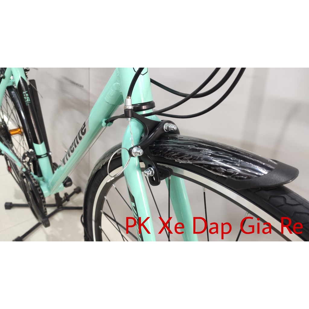 Xe Đạp Touring 700c Vivente Metro 2022 Khung Nhôm, Bộ đề Shimano 21 tốc độ, xe mới bảo hành 1 năm