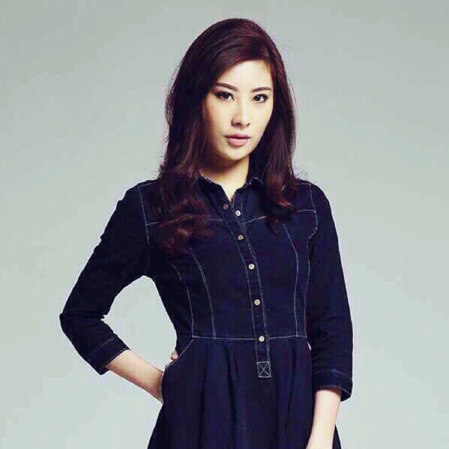 Đầm jean hiệu Lee cực chất
