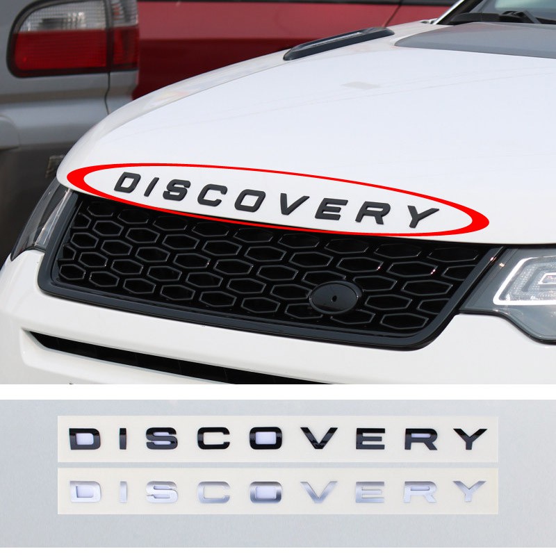 Decal Tem 3D Chữ Discovery Dán Trang Trí Ô Tô