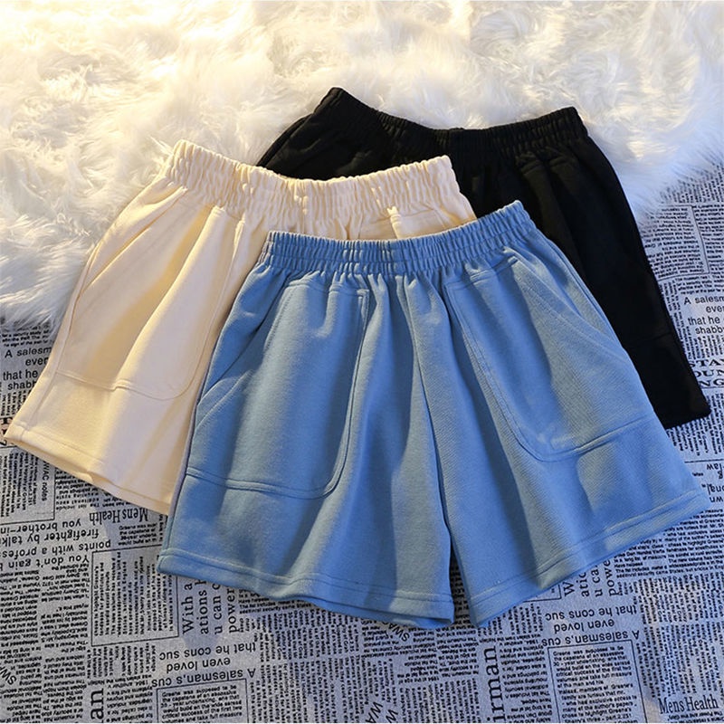 COZOKC COZOK Quần đùi thể thao COZOK ống rộng phong cách thời trang Hàn Quốc