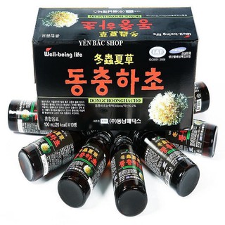 Nước Đông Trùng Hạ Thảo Hộp 10 Chai x 100ml (Giải Pháp Tuyệt Vời Cho Sức Khỏe Từ Thiên Nhiên)
