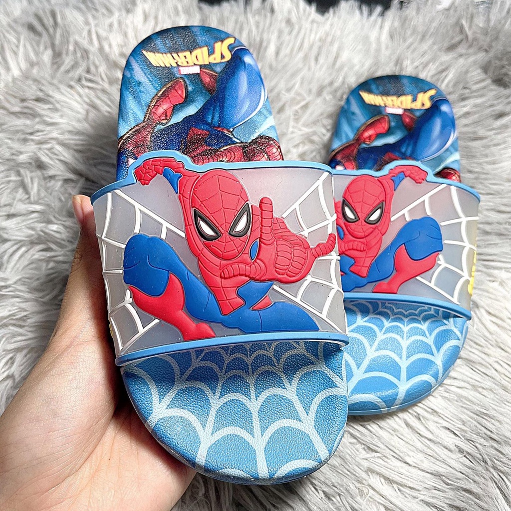DÉP NGƯỜI NHỆN (DÉP BÉ TRAI SPIDER MAN)