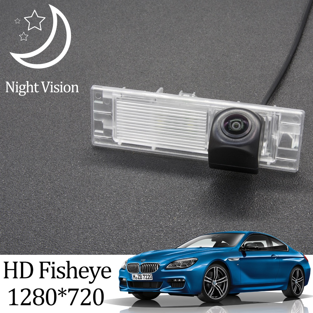 HD Xe Phía Sau Camera Trắng LED Biển Số Đèn Cho Xe BMW 6 Series F06 / F12 / F13 2011-2018 BMW 1 Seri