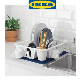Giá úp bát đĩa màu trắng FLUNDRA - IKEA
