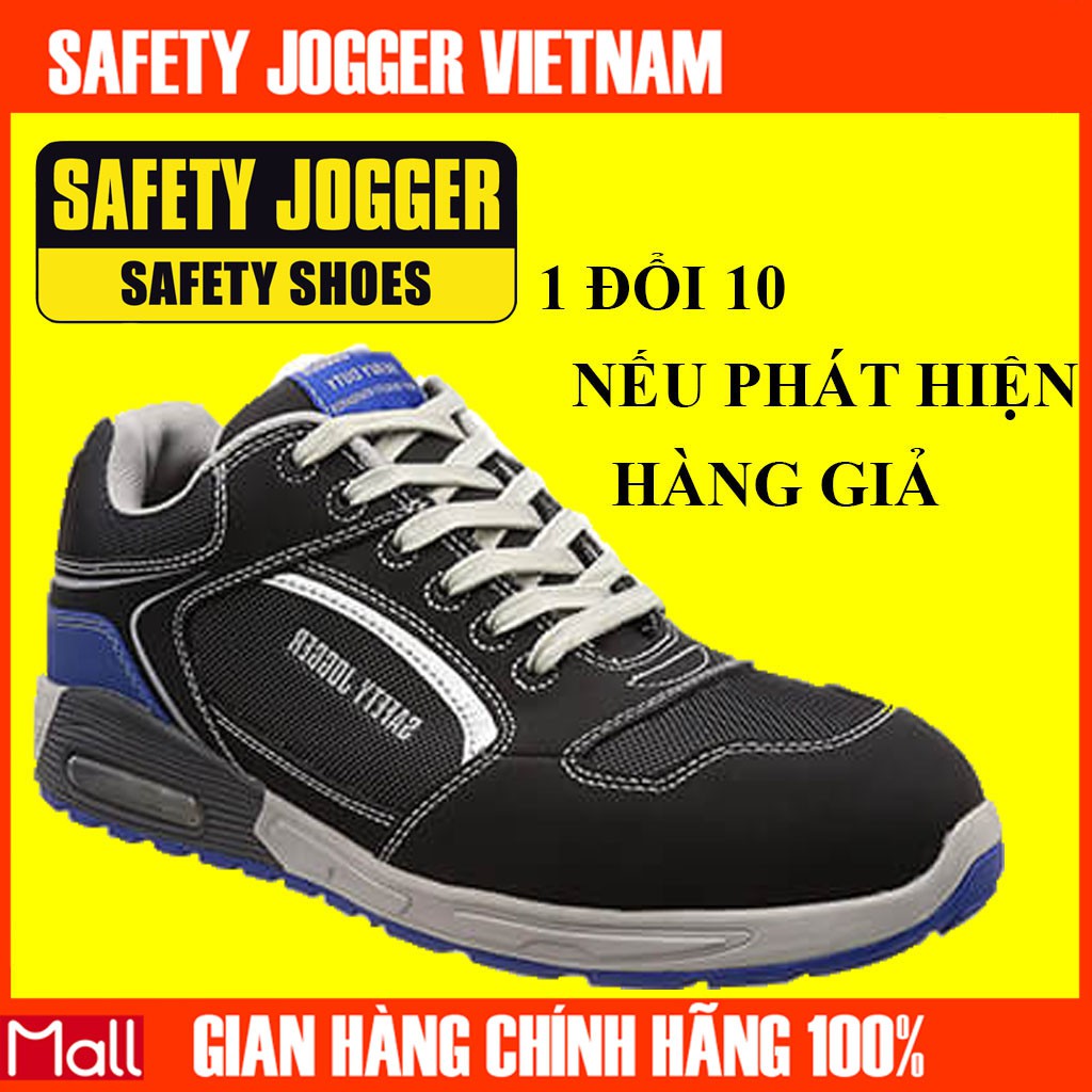 [CHÍNH HÃNG] Giày Bảo Hộ Safety Jogger Raptor, Da Chất Lượng Cao, Đế PU, Chống Trượt, Đâm Xuyên, Bảo Hành Chính Hãng