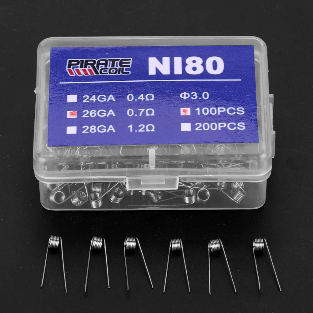 Hộp 100 Cuộn Dây Chịu Nhiệt A1 Ni80 Nichrome Cho Máy Làm Nóng