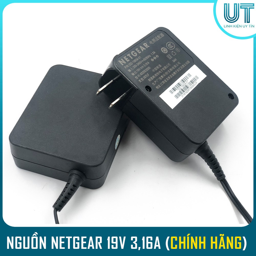 Nguồn Adapter 19V 3.16 có thể boost lên 5A (Chính Hãng Netgear) - Jack 5.0(3.0)