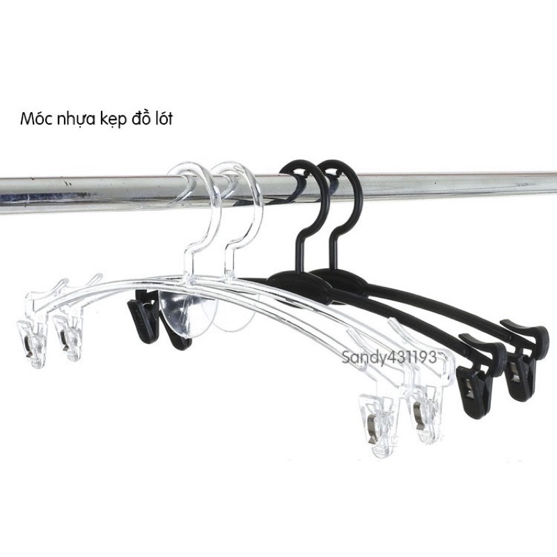 Móc kẹp nhựa, móc kẹp nội y, móc đồ lót 26cm ( 1 móc )