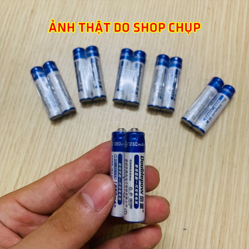 Pin sạc AAA 1250mAh Doublepow Sạc Lại 1200 Lần An Toàn  - Chính Hãng